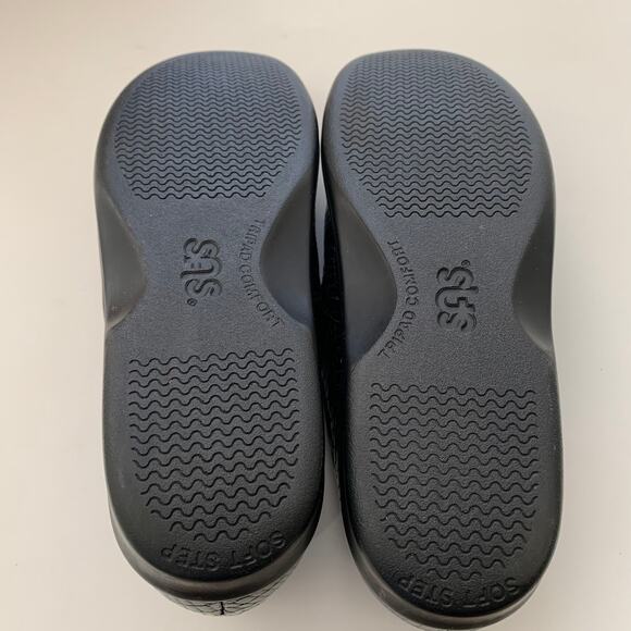 SAS Viva C Black Patent Leather Slip-on Size 8N - Picture 7 of 10